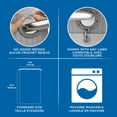 thumbnail image 2 of Mainstays Norwalk Easy Hang Fabric Shower Curtain with Built-in Rings, 2 of 9