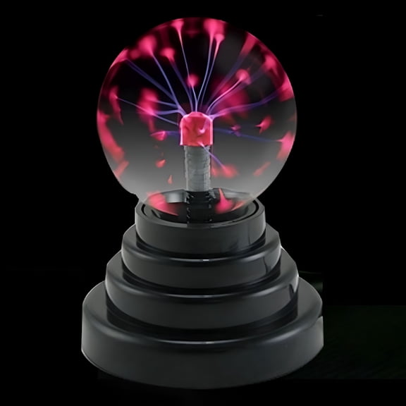 HIBIBUD 2026 New 3 Inch Plasma Ball Lamp Touch Sensitive Plasma Ball Light for Parties Decorations Prop Home, for Bedrooms, Living Rooms, Offices, Events, Birthdays, Halloween, Music-Themed Parties.