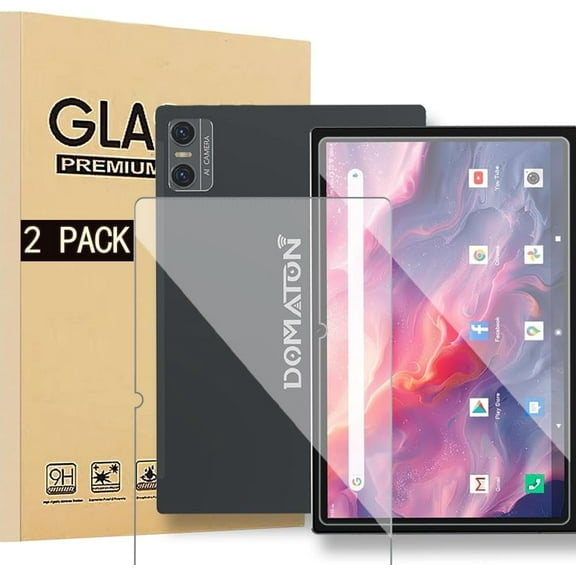 NSFN] For Qukenk D105 Glass Film for Tablet 10.1 Inch Glass Film, LCD Protective Glass Film, 9H Hardness, Ultra-Thin, High Transmittance, Automatic Adhesion, Scratch Prevention, 2 Pack