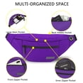 thumbnail image 3 of Bandolera grande Fanny Pack MAXTOP con 4 bolsillos con cremallera, 3 of 7