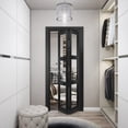 thumbnail image 5 of Sliding Closet Bi-fold Doors | Lucia 2555 Matte Black with Clear Glass, 5 of 6