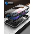 thumbnail image 4 of Poetic Revolution Series Case for iPhone 13 Mini 5.4 inch (2021 Release), Full-Body Rugged Dual-Layer Shockproof Protective Cover with Kickstand and Built-in-Screen Protector, Black, 4 of 6
