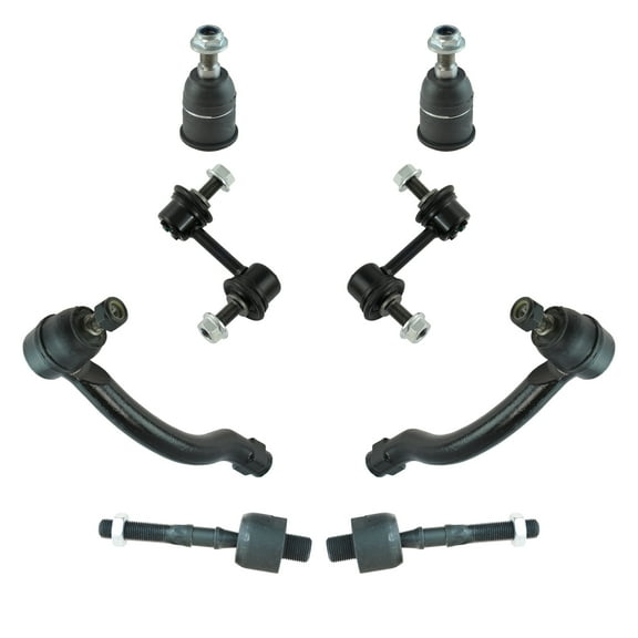 TRQ Front Ball Joint Tie Rod End Sway Bar Link Steering Suspension Kit Set 8pc PSA65034