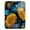 Blue Leaves and Sunflowers, variant on High Precision Digital Kitchen Scale Tempered Glass Food Scale Multifunction Scale Small Kitchen Appliances Abstract Art Flower