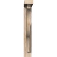 thumbnail image 2 of Ekena Millwork 3 1/2"W x 20"D x 24"H Funston Block Smooth Bracket w/ Offset Brace, Douglas Fir, 2 of 25