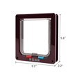 thumbnail image 2 of Porte pour Chien Chat Verrouillage 4 Directions Intérieur Extérieur Porte Anti-Intempéries, 2 of 4