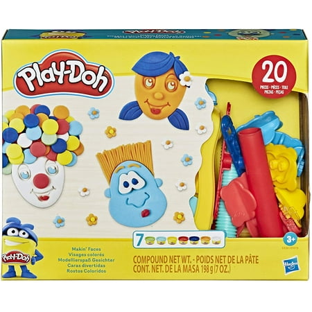 UPC: 5010993702572 | Play-Doh Makin Faces Create It Kit for Kids 3 Years and Up with 7 Non-Toxic Colors
