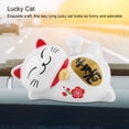 thumbnail image 4 of Fortune Cat-Solar Alimenté Adorable Paresseux Posant Faisant Signe Fortune Chanceux Accessoires de Voiture de Chat, 4 of 8