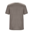 thumbnail image 6 of YUGYXL Cowl Neck Tops for Women Spring Dressy Casual Elegant Short Sleeve Tops Summer Work Tops Office Fashion Blouses Gray XL, 6 of 7