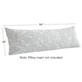 thumbnail image 5 of Sweet Jojo Designs Lace Grey Body Pillow Cover Case 54x20 (Pillow Not Included), 5 of 6