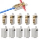thumbnail image 3 of Kit de 20 Tuercas para Conectores de Cables Tipo T de Calibre 6 AWG, Terminal de Conexión de Cableado Rápido de 80 A, Conector Rápido de Empalme, 3 of 5