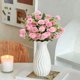 thumbnail image 4 of Ramo de flores artificiales Arranjo de claveles de hortensia - Decoración floral sintética pequeña de alta gama, centro de mesa de boda realista, decoración para la exposición del hogar, 4 of 4