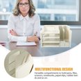 thumbnail image 2 of Desktop Files Holder Multi-layer Table Organizer Multi-use Desk Organizer Office Supply, 2 of 9