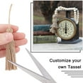 thumbnail image 6 of 1bag 20PCS 5.4" Natural Jute Rope Tassel Hemp Rope Burlap Tassels Embellishing Cords for Christmas Tree DIY Craft Garland Project Wedding Home Party Decor, 6 of 8