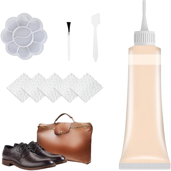 RAGUPEL Advanced Leather Repair Gel, Leather Repair Kit for Car Seat Vinyl Repair Kit, Multifunctional Leather Repair Kit for Car Seat Couch and Jacket Repair Kit