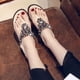thumbnail image 1 of Sandalias planas de playa Chanclas para mujer Zapatos romanos con cuentas de diamantes de imitación Wmkox8yii shjk5277, 1 of 7