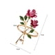 thumbnail image 1 of Servilleta rosa servilleta de aleación anillos para servilletas decoraciones de mesa servilleta de flores servilleta rosa anillos para servilletas de aleación anillos para ANGGREK Otros, 1 of 7