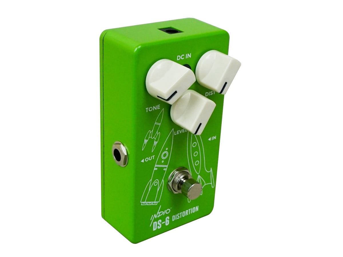 Monoprice DS-6 True Bypass Analog Vintage Distortion Full-size Guitar Effect Pedal - Indio Series