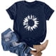 thumbnail image 2 of Blusa de manga corta con cuello redondo y estampado de tallas grandes para mujer OAVQHLG3B Store  lin121212, 2 of 4