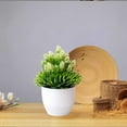 thumbnail image 4 of CQCYD under $5 Faux Plants Indoor, Small Fake Plants Mini Artificial Plants in Pots for Home Office Shelf Farmhouse Bathroom Decor, 4 of 6