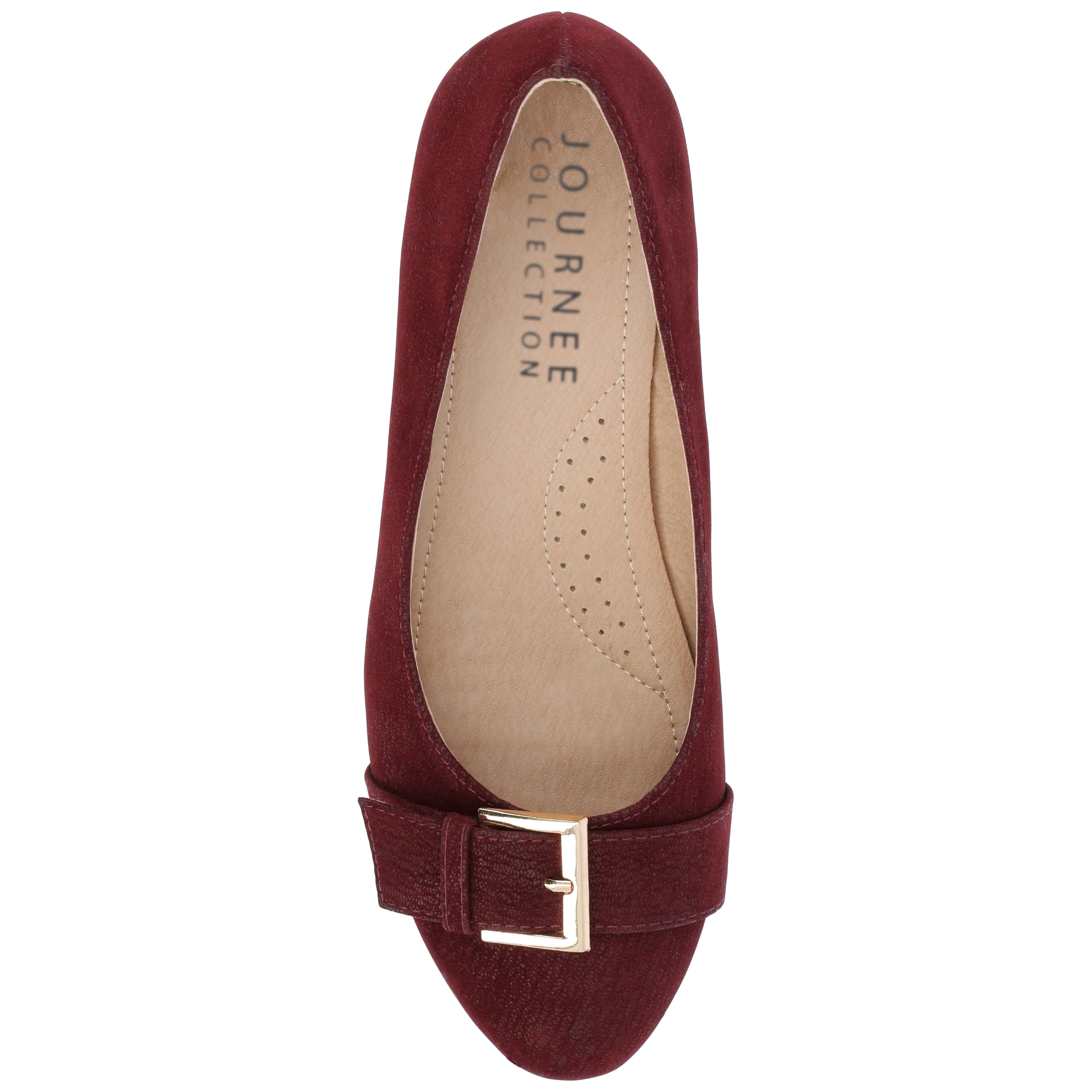 Journee Womens Graysn Comfort Insole Slip On Round Toe Wedge, Widths Available