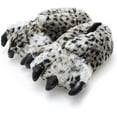 thumbnail image 4 of Cartoon Plush Slippers, Funny Bear Paw Slippers For Men Couple Bedroom house slippes Winter Furry House Shoes 7 MWD-40Yellowleopard, 4 of 7