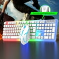 thumbnail image 6 of Baeitkot Luminous Keyboard And Mouse Set Hovering Keyboard Mechanical Feeling Gaming Mouse And Keyboard Colourful RGB Lights Wired Keyboard Wired Mouse on Clearance, 6 of 9