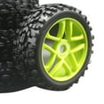 thumbnail image 4 of TISHITA 4pcs RC Car 1:8 Scale Buggy Short Course Tires Wheel sets Wildemess Type For HSP Green, 4 of 5