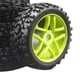 thumbnail image 4 of Neumáticos de goma para coche RC, 4 piezas de neumático RC 1/8, piedra triturada de ancho duradero resistente para HSP Tractor /8 RC Car Baoblaze  Neumático de goma RC, 4 of 5
