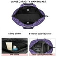 thumbnail image 3 of Purple Leopard Print Travel Tote Bags for Women Carry On,Large Weekender Bags for Women Travel,Multi Functional Duffle Bag for Work,Shopping,Sports, 3 of 5