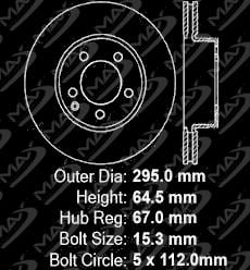 08 09 10 11 12 Mercedes Benz C300 Max Performance Ceramic Brake Pads F+R