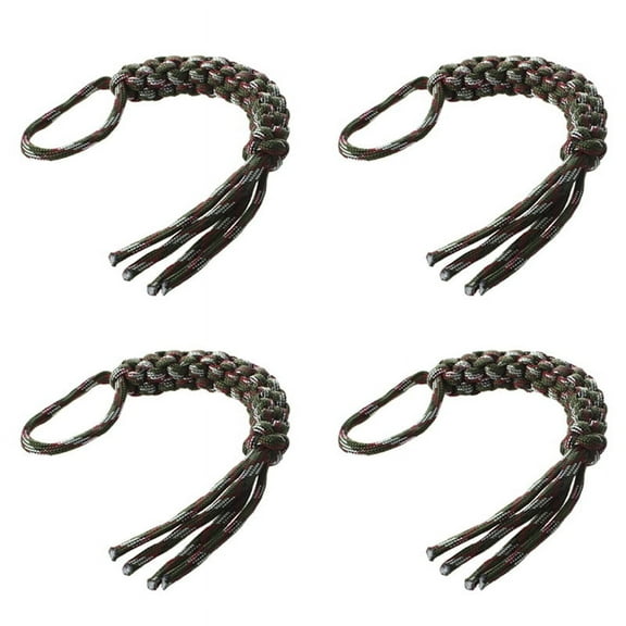 4X  Digital Camo Paracord Square Weave Knife Lanyard