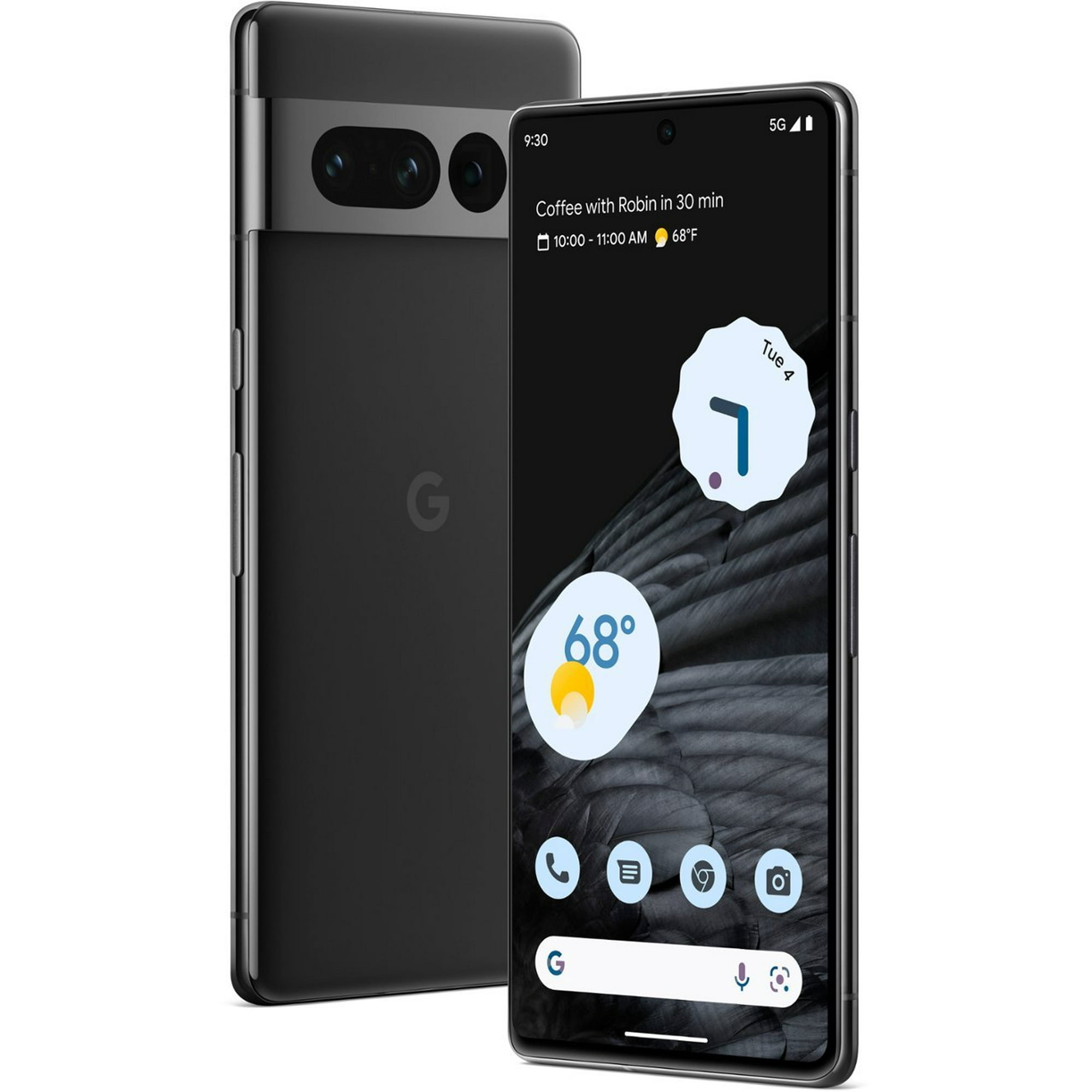 Restored Google Pixel 7 Pro 5G 256GB Factory Unlocked (Obsidian) Smartphone (Refurbished)