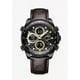 thumbnail image 1 of Reloj pulsera Naviforce NF9197L con correa de cuero color marrón - fondo negro, 1 of 1