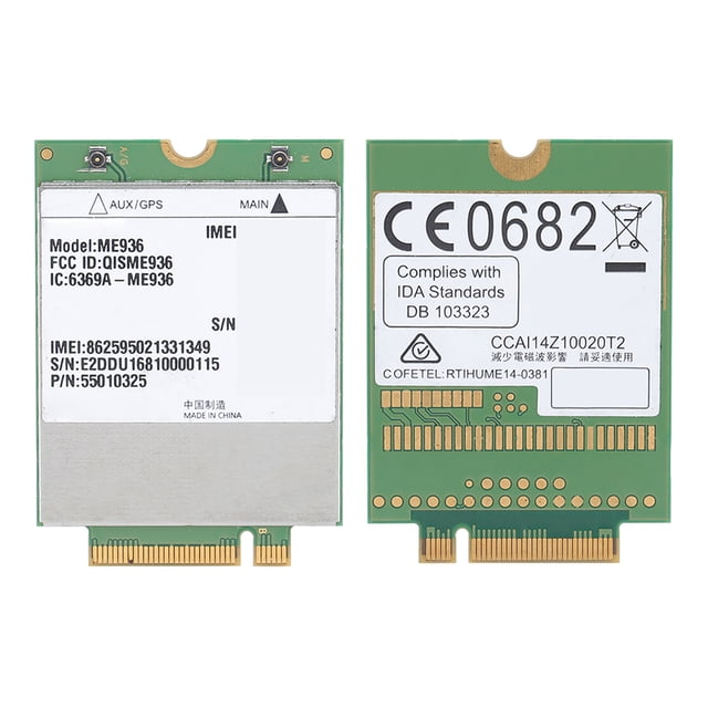 Para módulo Huawei ME936 100Mbps FDD LTE 4G con interfaz NGFF compatible con HSPa WCDMA 3G/4G LTE