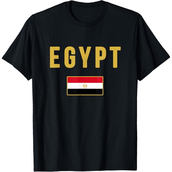 Playful Comfort Tee - Egypt Egyptian Flag T-Shirt