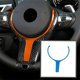 thumbnail image 3 of Riwesomey Embellecedor para cubierta de volante, antiarañazos, antiabrasión, buena artesanía, componentes para automóviles, accesorios para Vehículos, repuestos y accesorios Mis azul, 3 of 6
