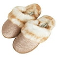 thumbnail image 5 of Jessica Simpson Girls Cute and Cozy Plush Slip on House Slippers With Memory Foam, 5 of 9