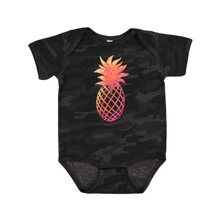 

Inktastic Yellow Orange and Pink Pineapple Gift Baby Boy or Baby Girl Bodysuit