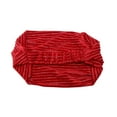thumbnail image 5 of Unique Bargains 1 Pc Headband Horizontal Stripes Wide Fabric Hairband for Women Red, 5 of 5