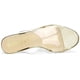 thumbnail image 4 of Sandalias Transparentes Tacón De Bloque Con Plataforma Allegra K Oro 40, 4 of 6