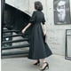 thumbnail image 3 of Vestido de noche negro para mujer, elegante, de largo medio, sencillo y generoso, para banquetes, talla grande, 3 of 6