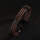 thumbnail image 1 of Pulsera De PU Pulsera De Tejer para Hombres Pulsera Duradera De Múltiples Capas para Hombres Estilo Simple para Su Novio O Familia ANGGREK Otros, 1 of 7