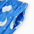 thumbnail image 6 of PatPat Women Pajamas Pants Casual Pj Pants Cute Cartoon Moon and Cloud Print Sleep Lounge Wear Night Bottom with Pockets, Blue, L, 6 of 8