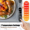 thumbnail image 3 of Tapete Calentador NAXBEY para Comida con Temporizador y 7 Niveles de Temperatura, 3 of 7