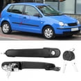 thumbnail image 4 of Manija de la puerta del automóvil, Manija de la puerta exterior del automóvil Reemplazo de la manija de la puerta exterior para MK3 6N1 FL 6N2 6N0837207C Negro, 4 of 8