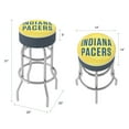 thumbnail image 2 of Trademark Gameroom Indiana Pacers Fade Bar Stool with Padded Seat, 2 of 5