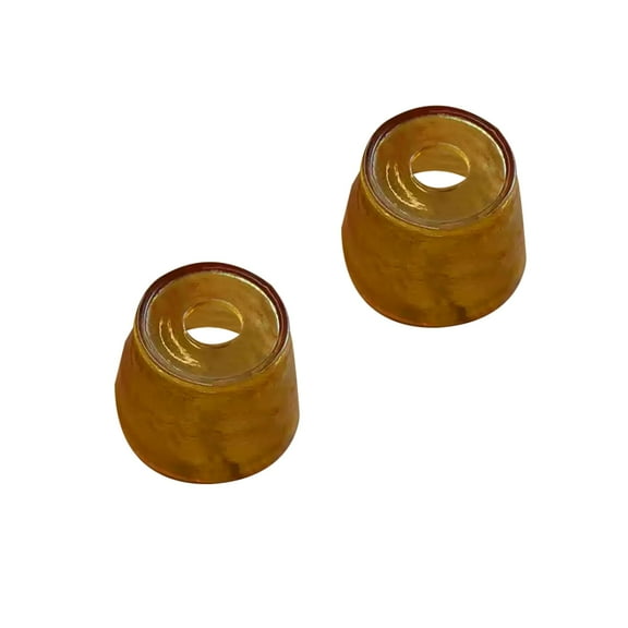 KAYYELAMP 2 Pcs Amber Glass Replacement Lamp Shade for Brass Wall Sconces Table Lamps Chandeliers Vintage Home Decor Lighting Accessory