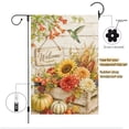 thumbnail image 5 of Fall Harvest Hummingbird Garden Flag Outdoor Flags for Garden UV Resistant Autumn Yard Flag Premium Polyester Seasonal Outdoor Garden Flags for Outside Lawn Patio Farmhouse Decor, 5 of 5