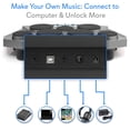 thumbnail image 3 of Pyle Pro Batería Electrónica - Batería Eléctrica Portátil de Mesa con Panel Digital, 7 Pads de Batería, Controlador de Pedal de Bajo Hi-Hat/Kick USB AUX - Tom Toms, Hi-Hat, Cajas, Platillos - PTED06, 3 of 5